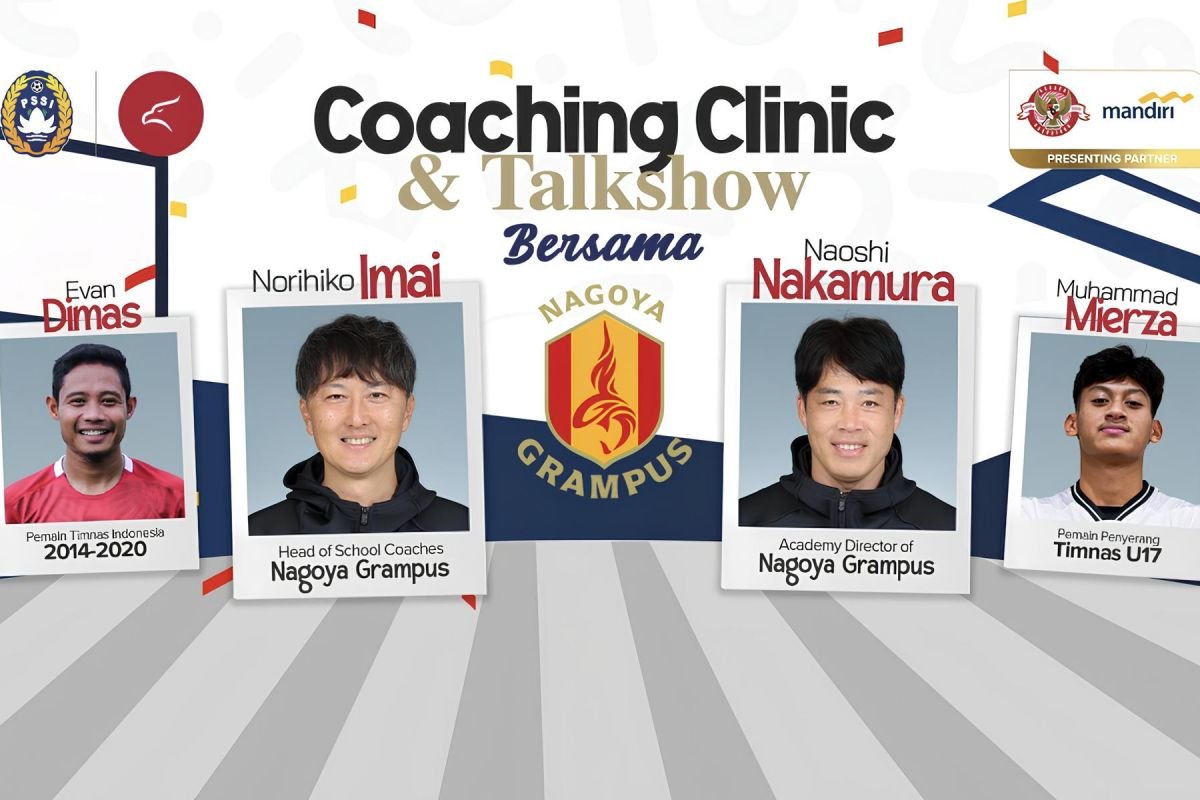 Berikut beberapa alternatif judul untuk "Klub Jepang Antusias Berikan Coaching Clinic di Indonesia":

1. "Klub Jepang Penuh Semangat Gelar Coaching Clinic di Indonesia"
2. "Antusiasme Klub Jepang untuk Coaching Clinic di Tanah Air"
3. "Klub Jepang Siap Berbagi Ilmu di Coaching Clinic Indonesia"
4. "Coaching Clinic: Semangat Klub Jepang Menyapa Penggemar di Indonesia"
5. "Klub Jepang Libatkan Diri dalam Coaching Clinic di Indonesia"
6. "Komitmen Klub Jepang: Coaching Clinic untuk Pencinta Olahraga di Indonesia"
7. "Klub Jepang Lakukan Coaching Clinic dengan Antusias di Indonesia"
8. "Sehari Bersama Klub Jepang: Coaching Clinic di Indonesia"

Silakan pilih salah satu atau gunakan sebagai inspirasi untuk membuat judul yang sesuai!